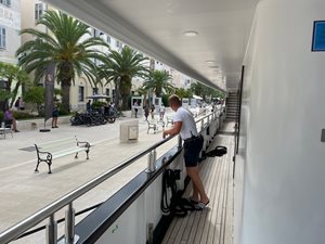 ship view shore